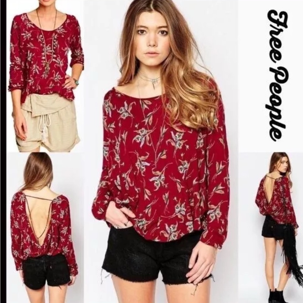 Free People Elsa Long Sleeve Top